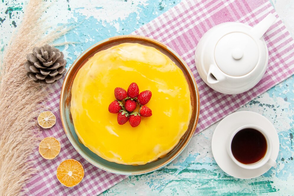 طرز تهیه پودینگ شیر و زعفران